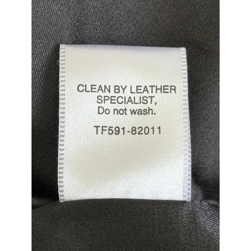 Pendleton Metallic Leather Button Down Jacket Bla… - image 11